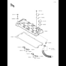 Cylinder Head Cover pour Kawasaki 2014 Ultra 310LX