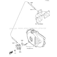 OIL PUMP pour Kawasaki 1987 X2