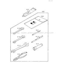OWNER TOOLS pour Kawasaki 1987 X2