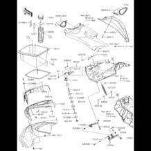 Hull Front Fittings pour Kawasaki 2014 Ultra 310LX