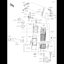 Inter Cooler pour Kawasaki 2014 Ultra 310LX