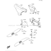 PADS pour Kawasaki 1987 X2