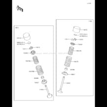 Valve(s) pour Kawasaki 2014 Ultra 310LX