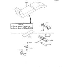 SEAT (JF650-A1) pour Kawasaki 1987 X2