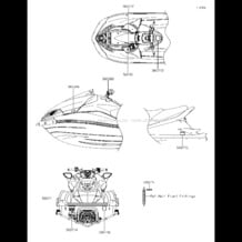 Labels pour Kawasaki 2014 Ultra 310R