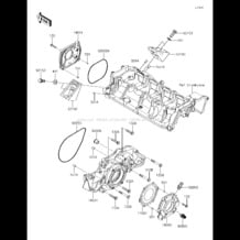 Engine Cover(s) pour Kawasaki 2014 Ultra 310X