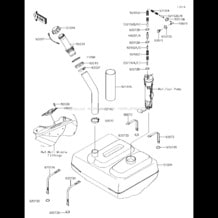 Fuel Tank pour Kawasaki 2014 Ultra 310X