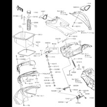 Hull Front Fittings pour Kawasaki 2014 Ultra 310X SE