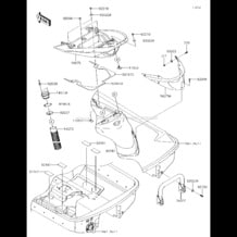 Hull Rear Fittings pour Kawasaki 2014 Ultra 310X SE