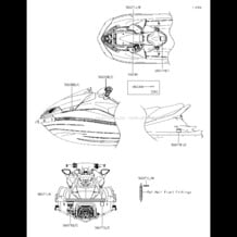 Labels pour Kawasaki 2014 Ultra 310X SE