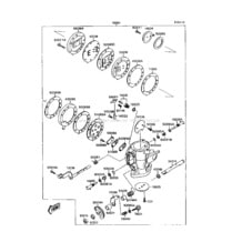 CARBURETOR(JS300AE022806&NAMI.) pour Kawasaki 1988 300 SX