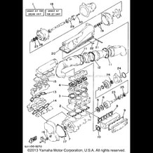 REPAIR KIT 1 pour Yamaha 1995 WaveRunner WAVE RAIDER 1100 - RA1100T - 1995