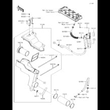 Intake Silencer pour Kawasaki 2015 JET SKI® ULTRA® 310LX