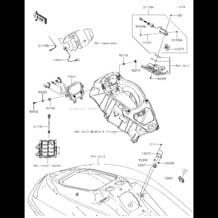 Meters pour Kawasaki 2015 JET SKI® ULTRA® 310LX