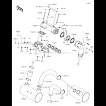 Muffler(s) pour Kawasaki 2015 JET SKI® ULTRA® 310LX