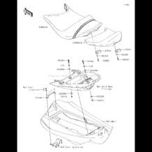 Seat pour Kawasaki 2015 JET SKI® ULTRA® 310LX