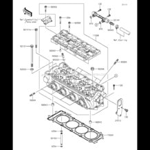 Cylinder Head pour Kawasaki 2015 JET SKI® ULTRA® LX