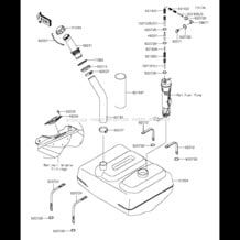 Fuel Tank(KEF-KGF) pour Kawasaki 2015 JET SKI® ULTRA® LX