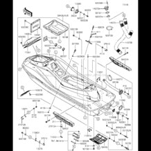 Hull pour Kawasaki 2015 JET SKI® ULTRA® LX