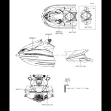 Jet Ski Kawasaki JET SKI® ULTRA® LX 2015 - Microfiche and