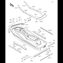 Pads pour Kawasaki 2015 JET SKI® ULTRA® LX