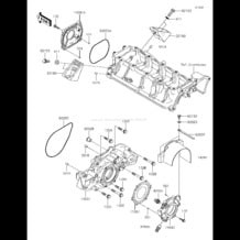 Engine Cover(s) pour Kawasaki 2016 JET SKI® STX®-15F