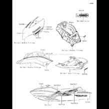 Decals(NGF) pour Kawasaki 2016 JET SKI® ULTRA® 310R