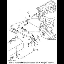 OIL PUMP FOR OIL INJECTION pour Yamaha 1995 WaveRunner WAVE RAIDER DELUXE 700 (RA700AT) 1995