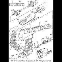 REPAIR KIT 1 pour Yamaha 1995 WaveRunner WAVE RAIDER DELUXE - RA700AT - 1995