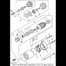 STARTING MOTOR pour Yamaha 1995 WaveRunner WAVE RAIDER DELUXE 700 (RA700AT) 1995
