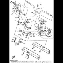 STEERING 1 pour Yamaha 1995 WaveRunner WAVE RAIDER DELUXE - RA700AT - 1995