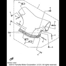 STEERING 2 pour Yamaha 1995 WaveRunner WAVE RAIDER DELUXE - RA700AT - 1995