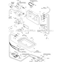 10- Electrical Box 717 pour Sea-Doo 1996 GTI, 5866, 1996