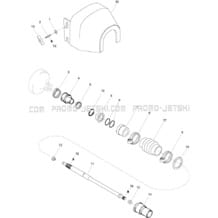 05- Drive System pour Sea-Doo 1996 GTS, 5817, 1996