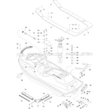 09- Body, Rear View SPI pour Seadoo 1996 SPI, 5878, 1996