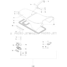 09- Seat SPI pour Seadoo 1996 SPI, 5878, 1996