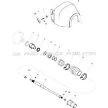 05- Drive System pour Sea-Doo 1996 SPX, 5877, 1996