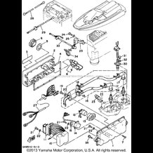 ELECTRICAL 1 pour Yamaha 1995 WaveRunner WAVE RUNNER III - WRA650T - 1995