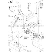 02- Fuel System SPX pour Sea-Doo 1996 SPX, 5877, 1996