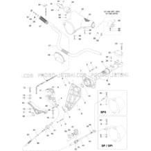 07- Steering System SPX pour Sea-Doo 1996 SPX, 5877, 1996