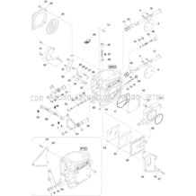 02- Carburetor PTO pour Seadoo 1996 XP, 5859, 1996