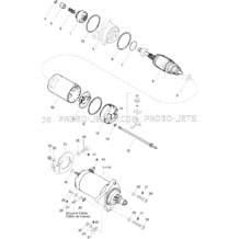 04- Electric Starter pour Seadoo 1996 XP, 5859, 1996