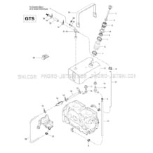 02- Oil Injection System (GTS) pour Sea-Doo 1997 GTS, 5818, 1997