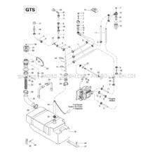 02- Fuel System (GTS) pour Seadoo 1997 GTS, 5818, 1997