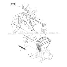 05- Reverse (GTS) pour Seadoo 1997 GTS, 5818, 1997