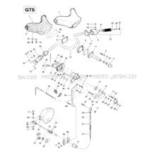 07- Steering System (GTS) pour Seadoo 1997 GTS, 5818, 1997