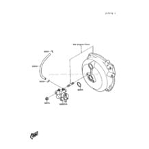 Oil Pump pour Kawasaki 1988 300 SX