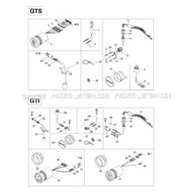 10- Electrical Accessories pour Seadoo 1997 GTS, 5818, 1997