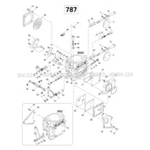 02- Carburetor (787) pour Sea-Doo 1997 SPX, 5834-5661, 1997