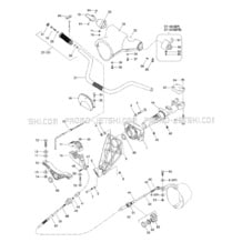 07- Steering System pour Seadoo 1997 SPX, 5834-5661, 1997